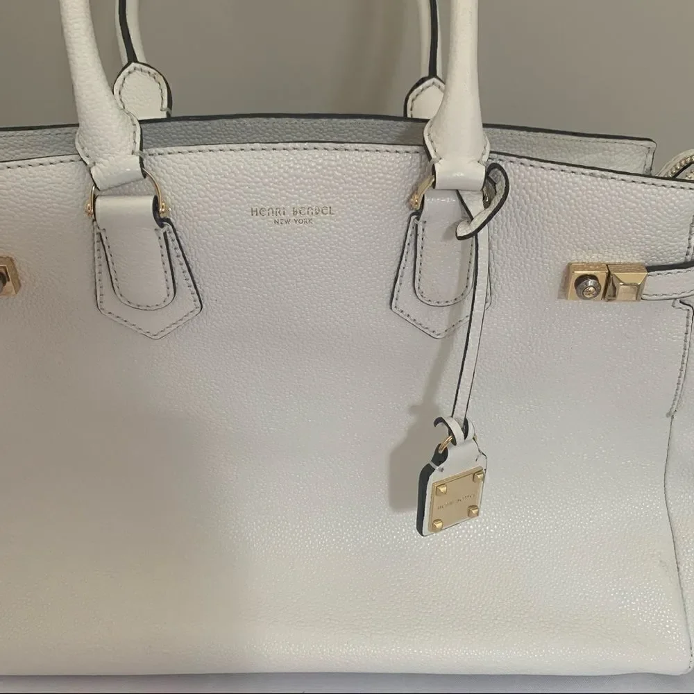Henri Bendel Carlyle Satchel - White - Picture 11 of 15